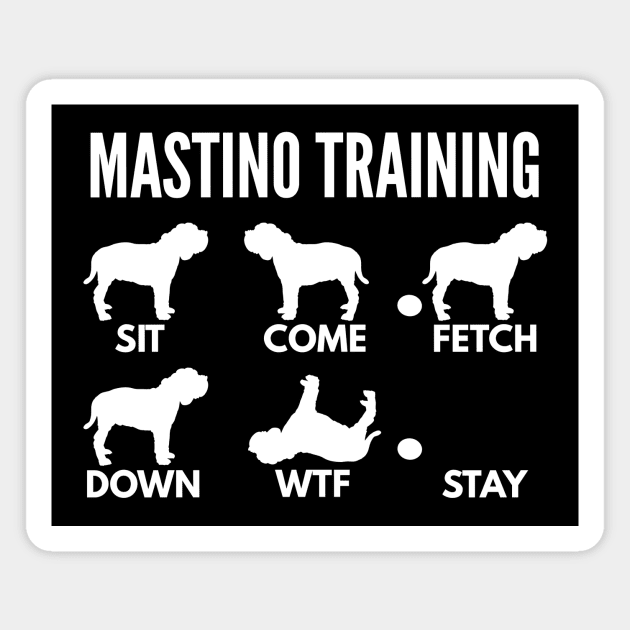 Mastino Training Neapolitan Mastiff Tricks Magnet by DoggyStyles